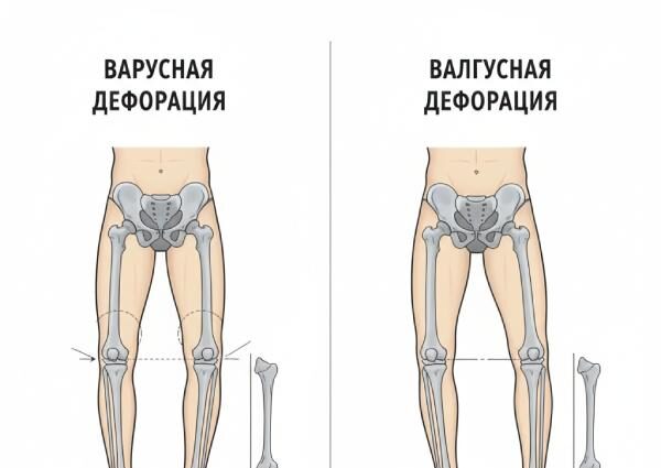 Варусная деформация ног